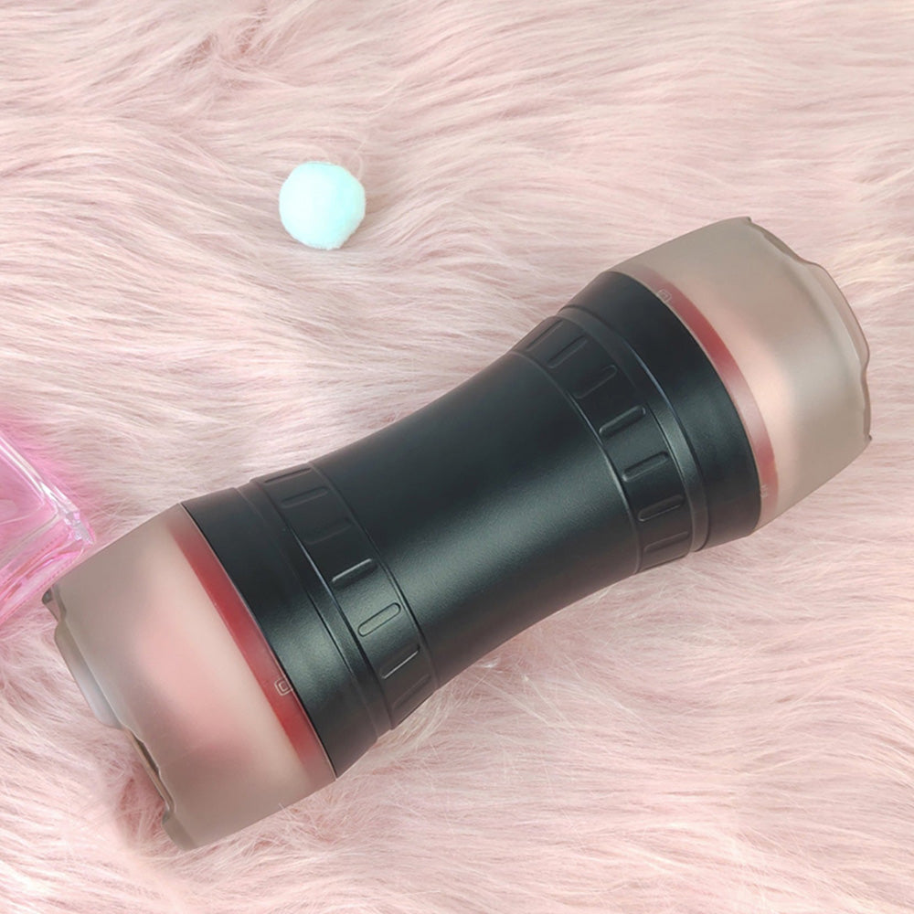 Double Head Vacuum Silicone Sucking Masturbation Cup