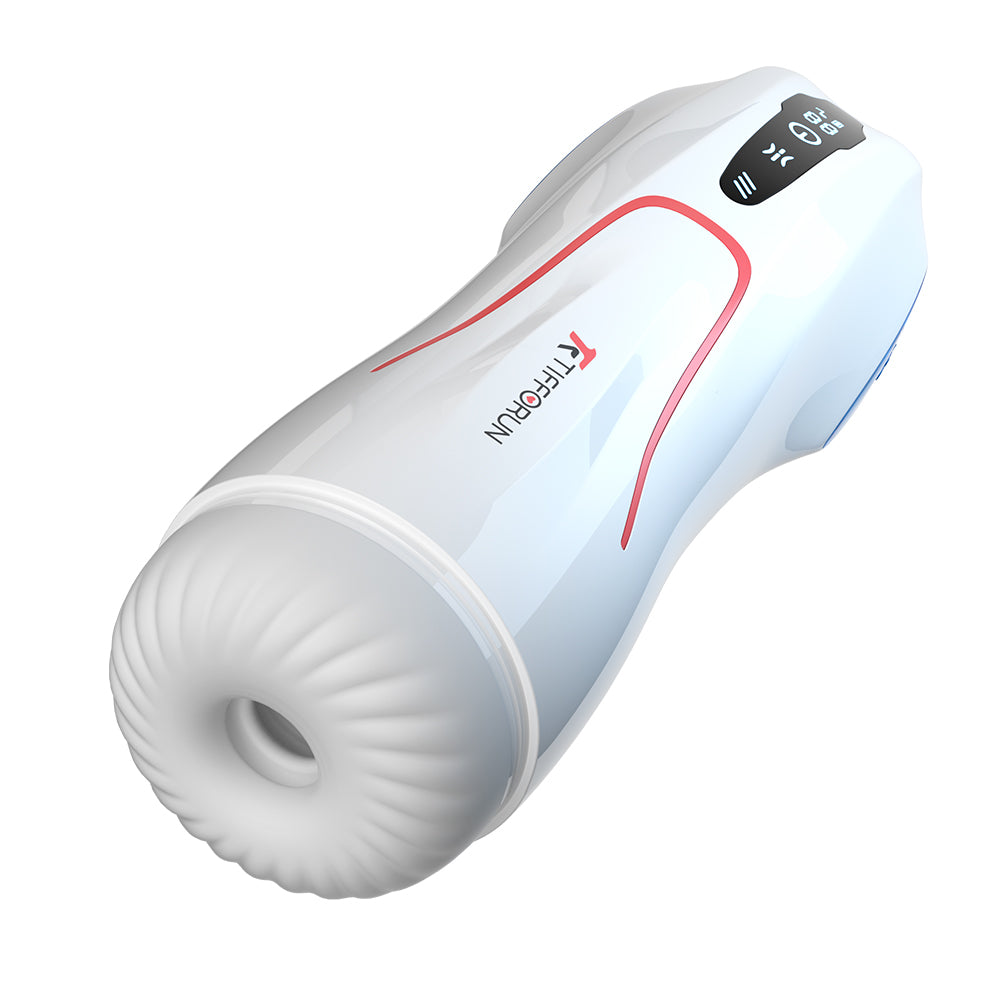 Tifforun Spaceship Full Automatic Men Sex Toys with 9 Vibration Sucking Heating Voice Function