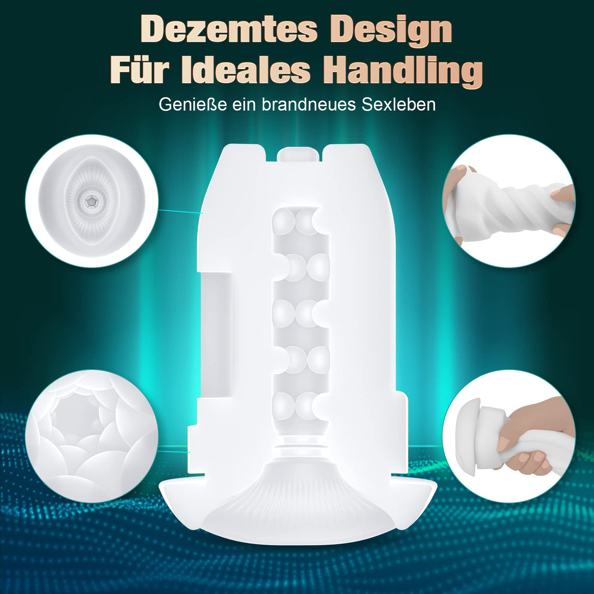 Katyusha 5 Vibration 3 Powerful Sucking Male Masturbator 3D Textured Vagina Pussy Toy