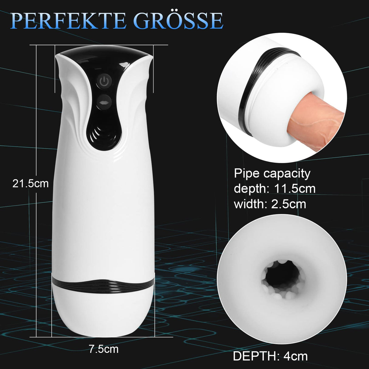 Fully Automatic Clip-Sucking Vibrating Vocal Masturbator