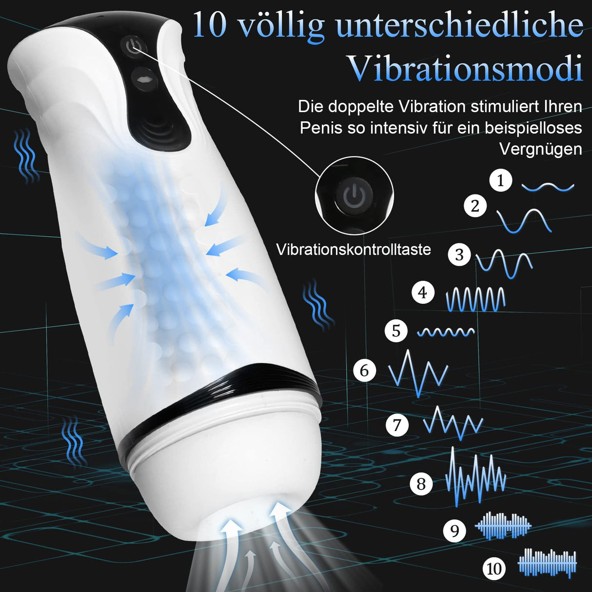 Fully Automatic Clip-Sucking Vibrating Vocal Masturbator