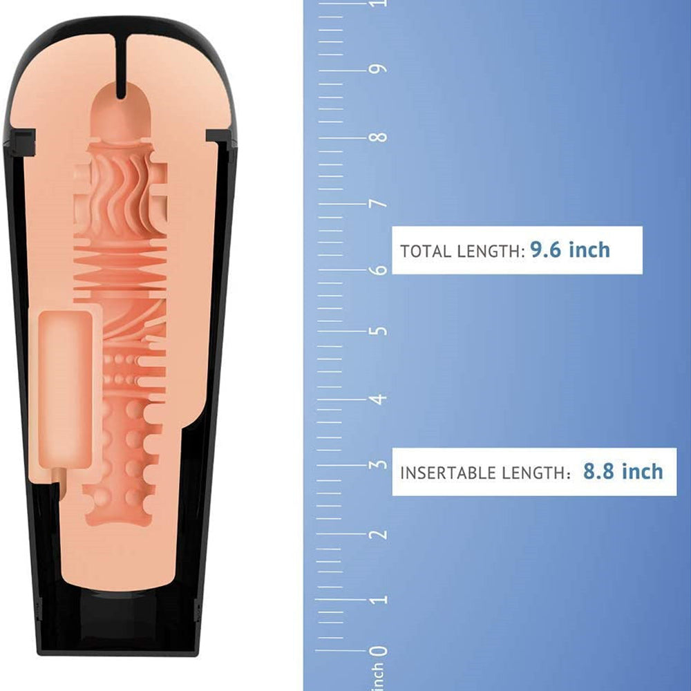 Best Pocket Pussies Silicone Full Wrap Suction Blowjob Simulator-8