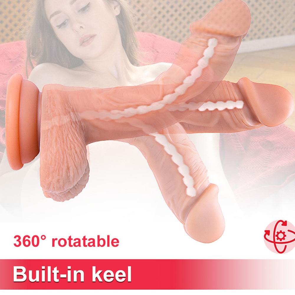 Double Free Spins Suction Cup Dildos - Simulation Allovers Dildos