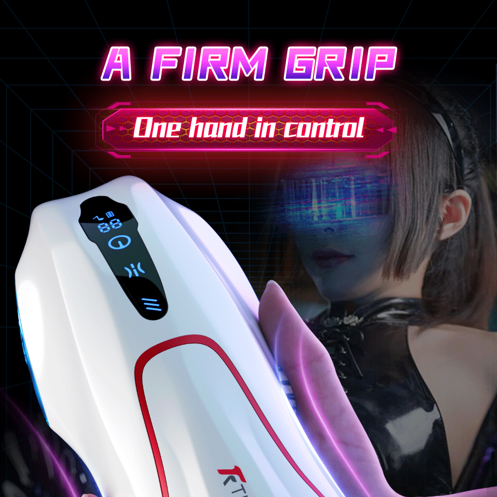 Tifforun Spaceship Full Automatic Men Sex Toys with 9 Vibration Sucking Heating Voice Function
