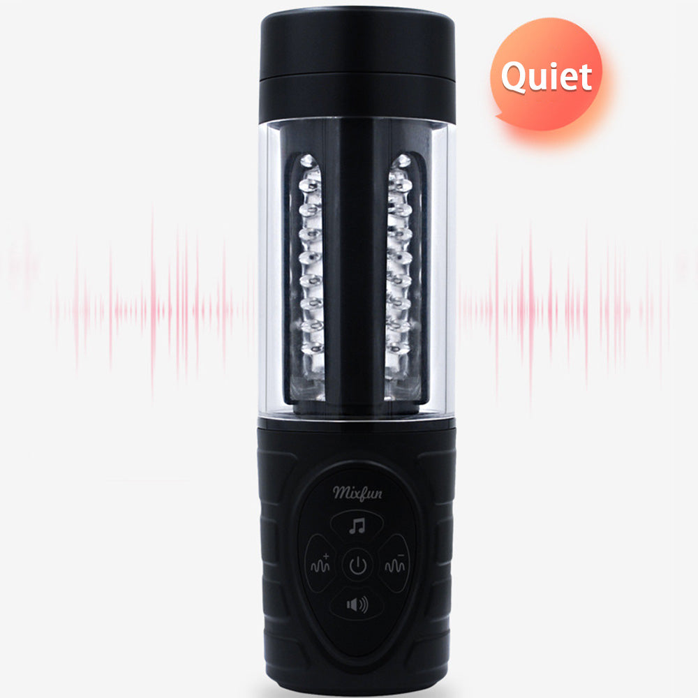 7 Sucking & Vibrating Masturbation Cup with Vibrating Suction-3