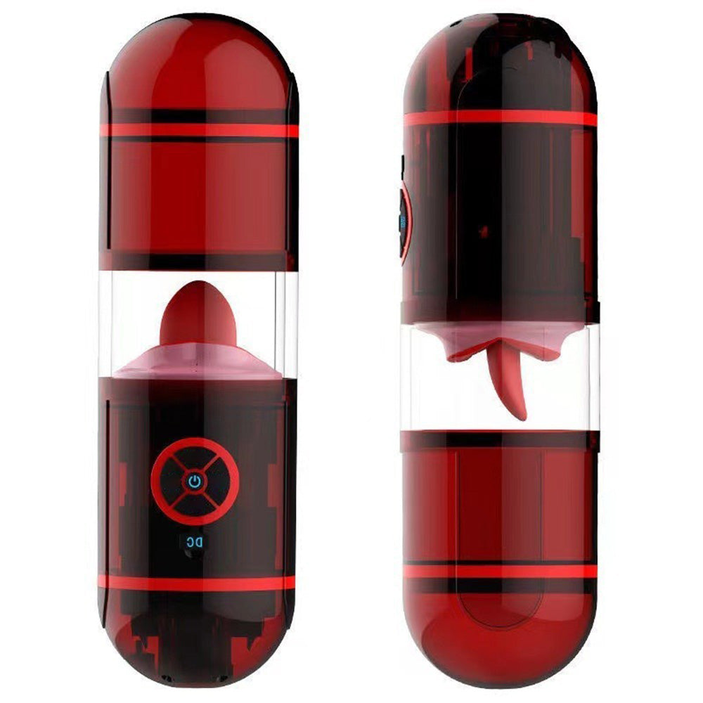 Tongue Licking Vibrating Masturbator