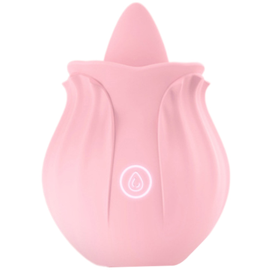 Rose Vibrator Series with Vibrating Tongue Vibrating Suction Sex Toys