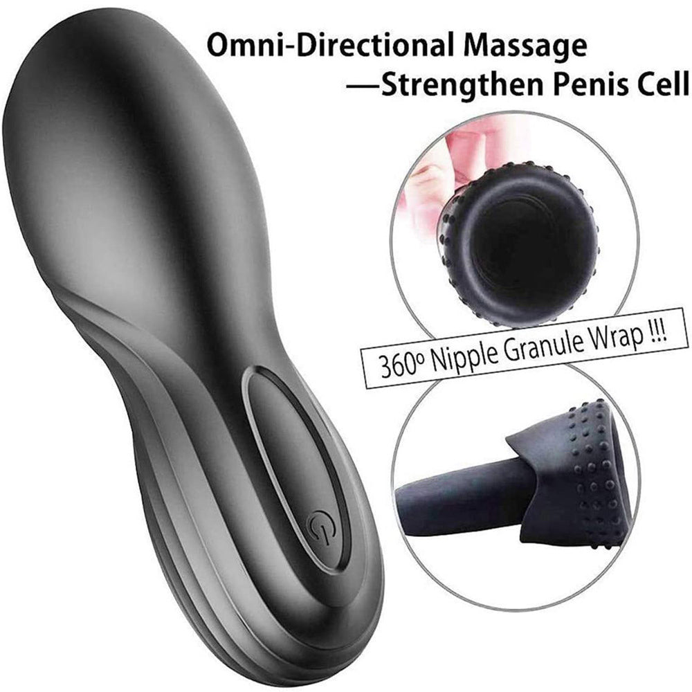 Showeggs 10 Speed Vibration Automatic Male Airplane Cup Silicone Waterproof Sex Toy