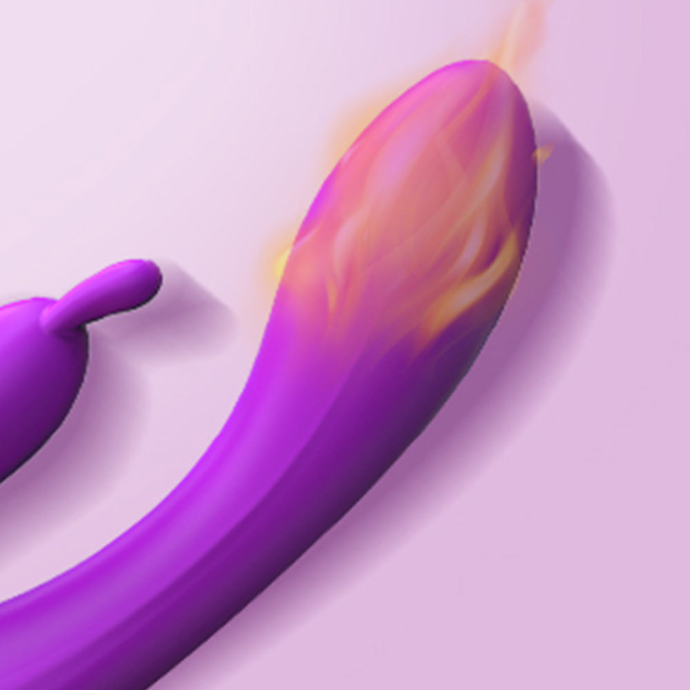 Rabbit Vibrating Dildos Female Heated Automatic Masturbator