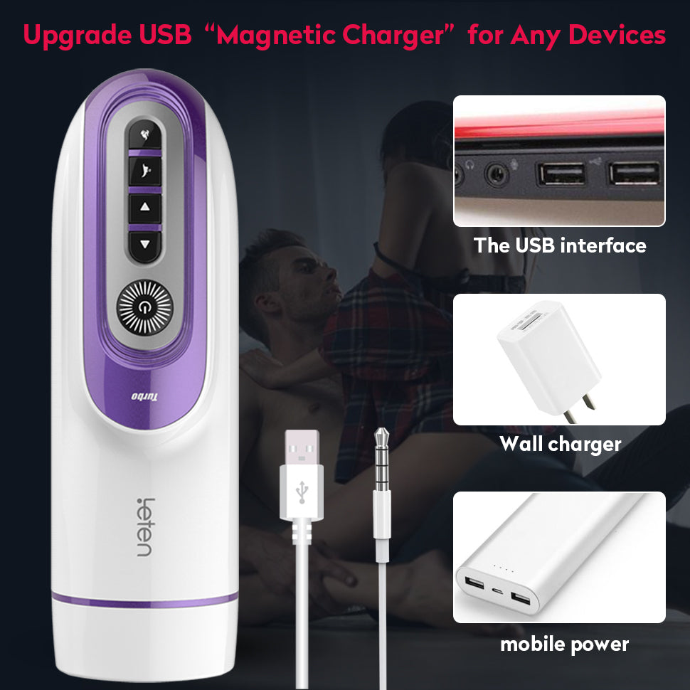 Telescopic Stretch Automatic Masturbator Realistic Silicone Vagina