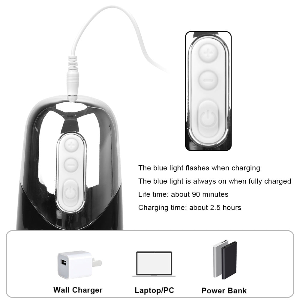 Electric Masturbator Cup Metal Texture Automatic Blowjob Toy