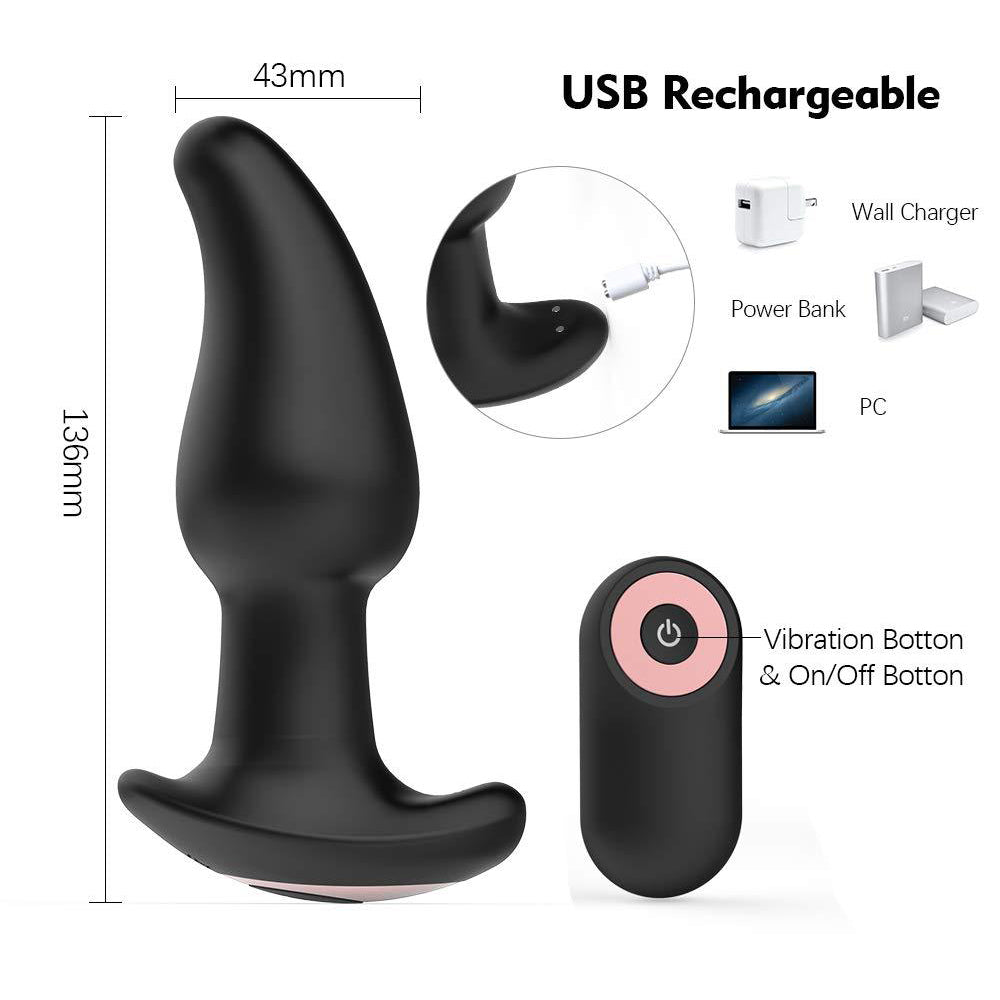 Prostate Posterior Vibrating Anal Plug