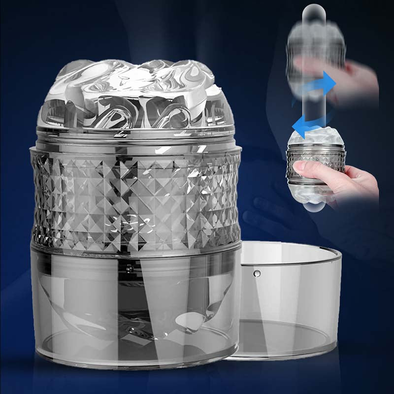 Double Head Portable Crystal Glass Cup
