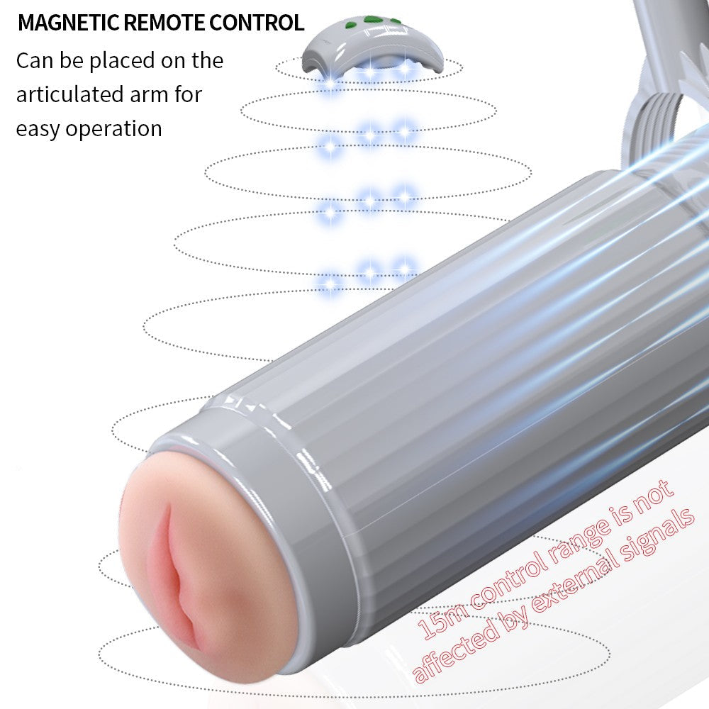 Showeggs Intelligent Robotic Arm Wearable Men Sex Toys with 8-Frequency Tremor