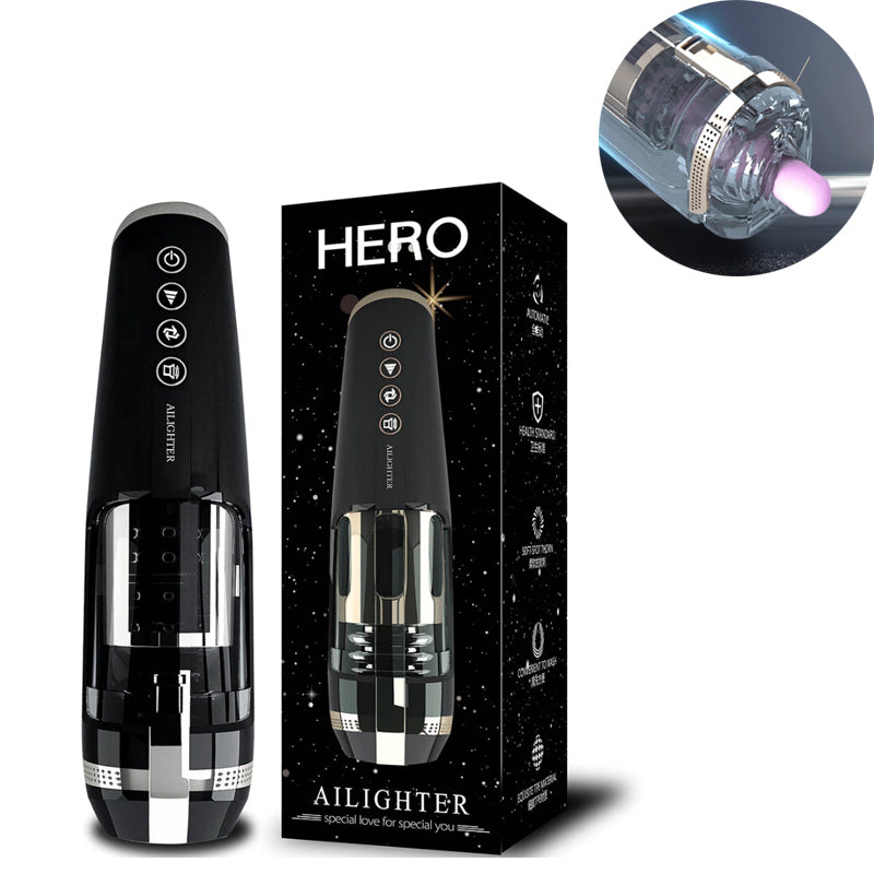Showeggs Automatic Heating Voice Sex Toy with Waterproof Magnetic Charging