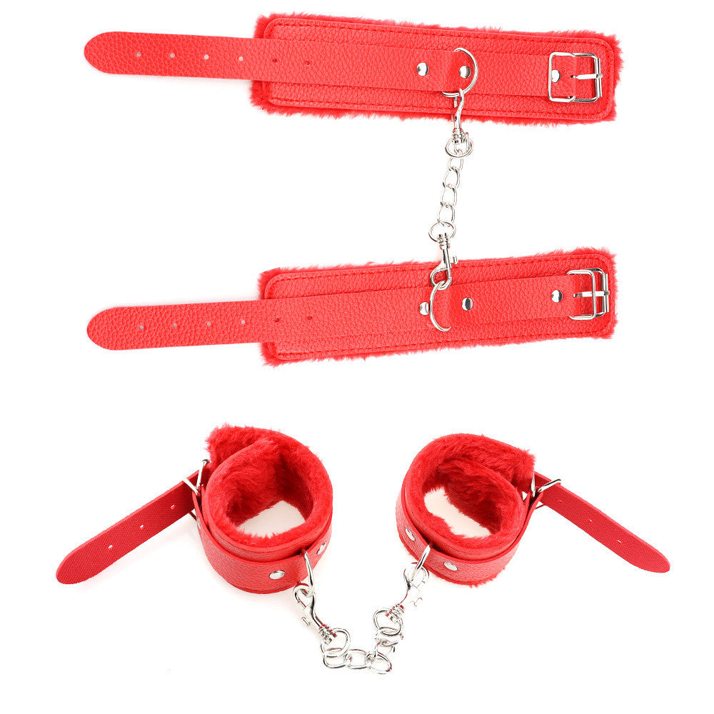 PU Leather Handcuffs Sex Ankle Bondage Bracelet