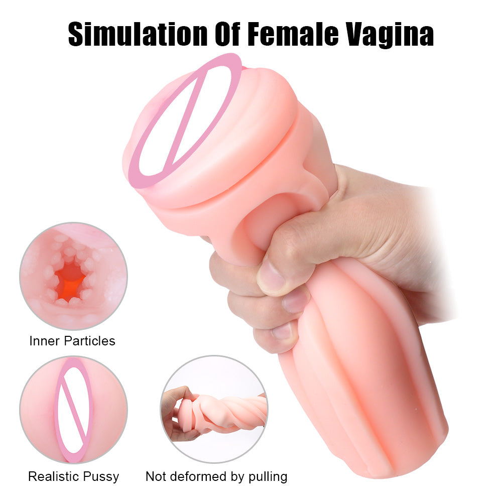 Electric Masturbator Cup Metal Texture Automatic Blowjob Toy