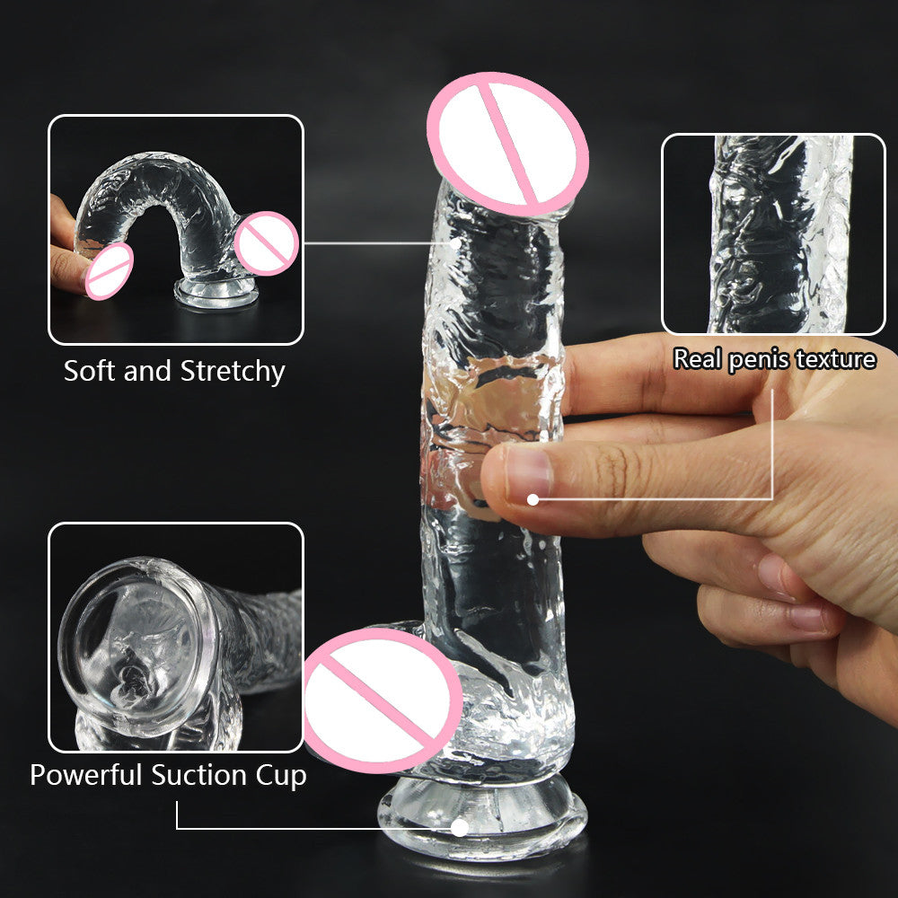 Transparent Dildo With Sucker