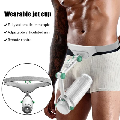 Showeggs Intelligent Robotic Arm Wearable Men Sex Toys with 8-Frequency Tremor