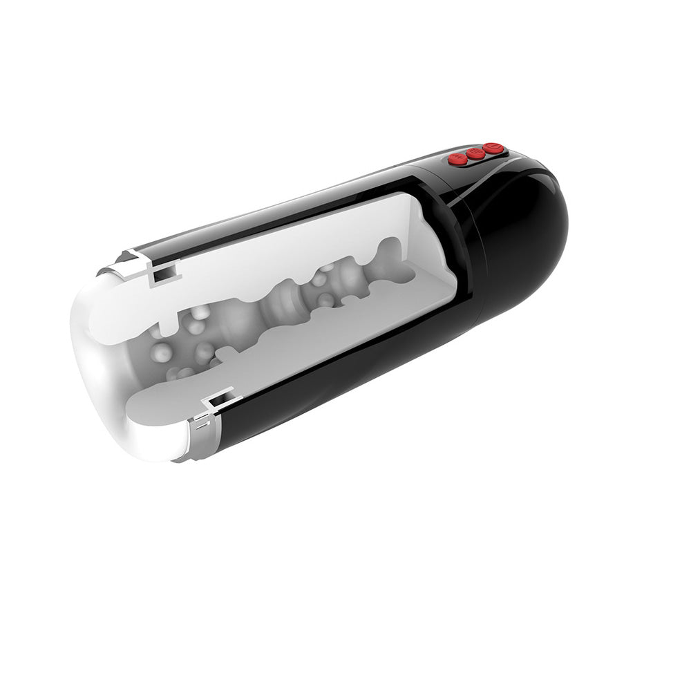 10 Frequency Vibrating Suction Masturbation Cup Male Blowjob Sex Toy-2