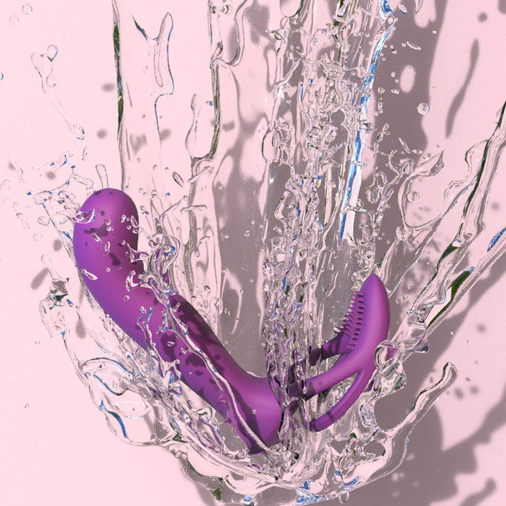 9 Frequency Silicone Vibrating Dildos with Vibrating Penis Ring