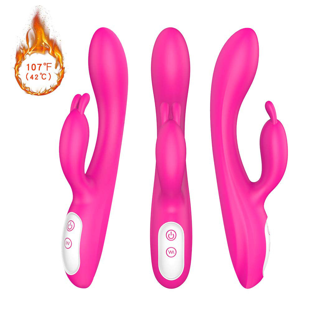Rabbit Vibrating Dildos Female Heated Automatic Masturbator