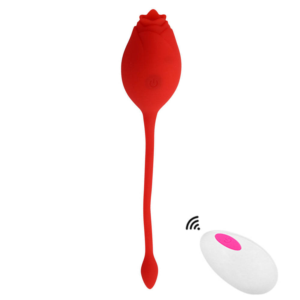 Rose Vibrator Women Masturbation Belt Vibrating Egg
