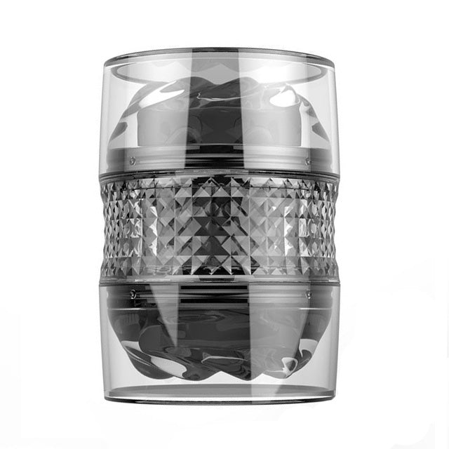 Double Head Portable Crystal Glass Cup