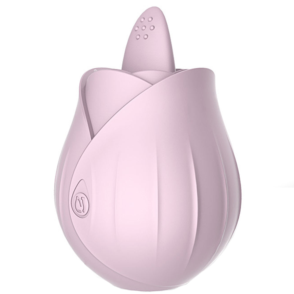 Vibrating Tongue Rose Vibrator Clitoral Stimulation Female Masturbator