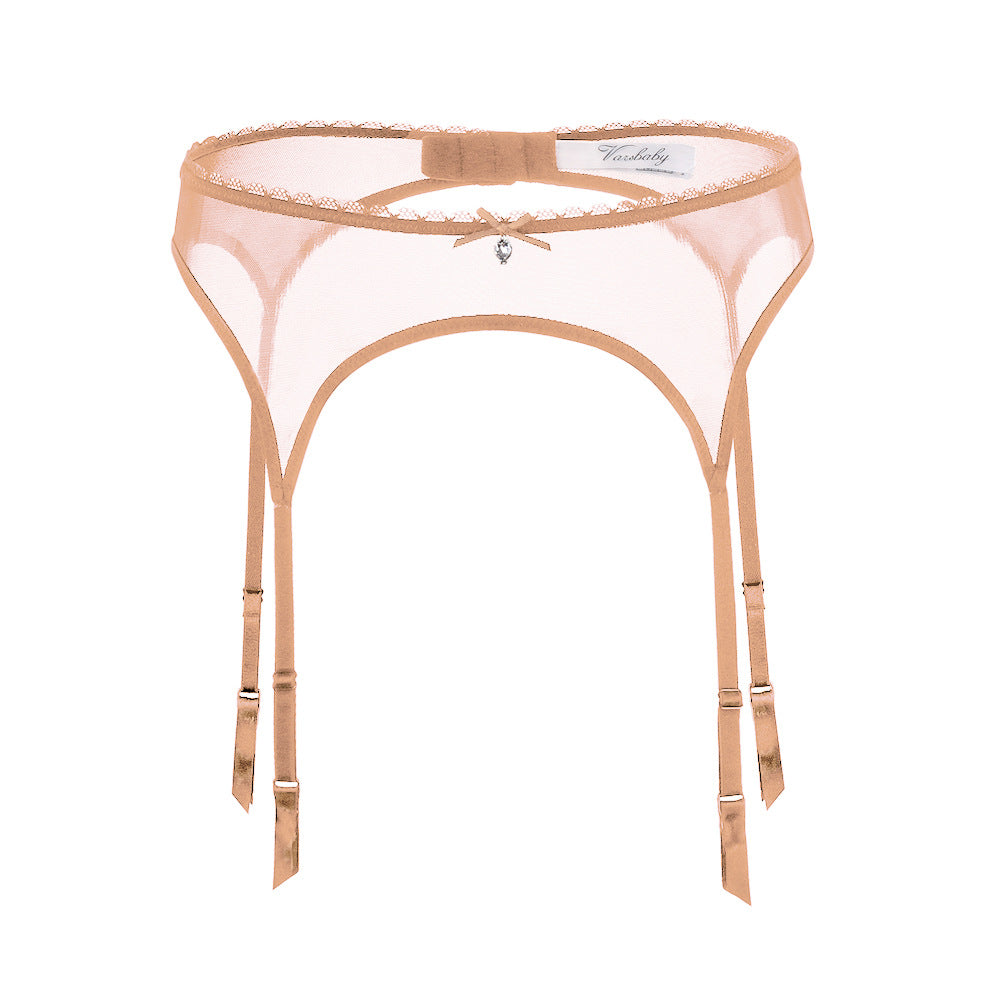 Transparent Mesh Ultra-Thin Women's Garter Belt