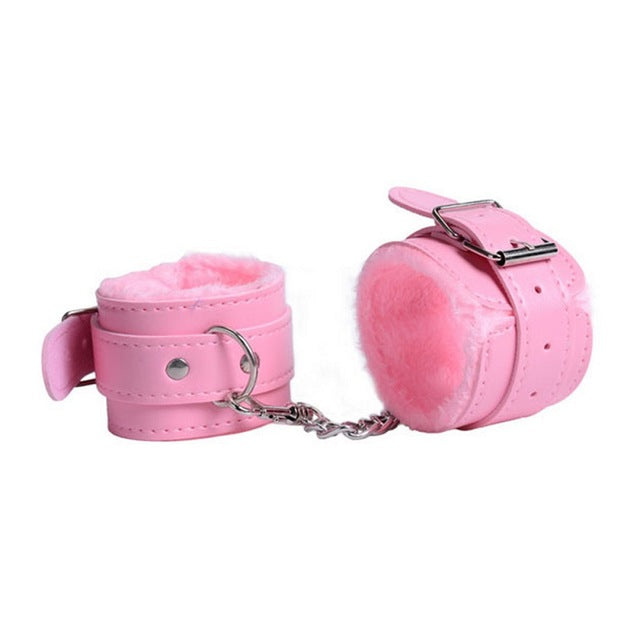 PU Leather Handcuffs Sex Ankle Bondage Bracelet