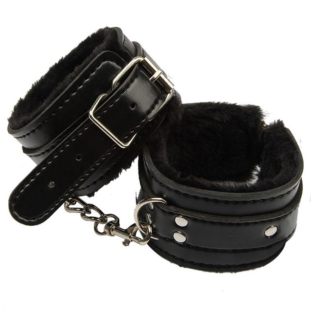 PU Leather Handcuffs Sex Ankle Bondage Bracelet
