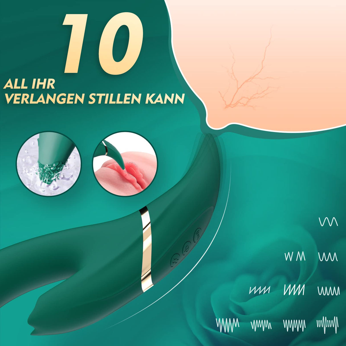 Purple Dildo | Allovers Thrusting Dildo Vibrating Suction Tongue Vibrator