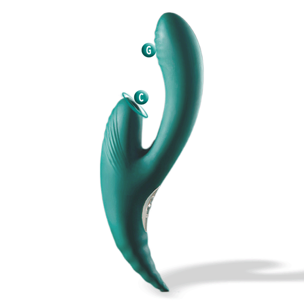 Green Vibrating Dildos Clit  Sucking Vibrator  Allovers Dildo Vibrating Suction