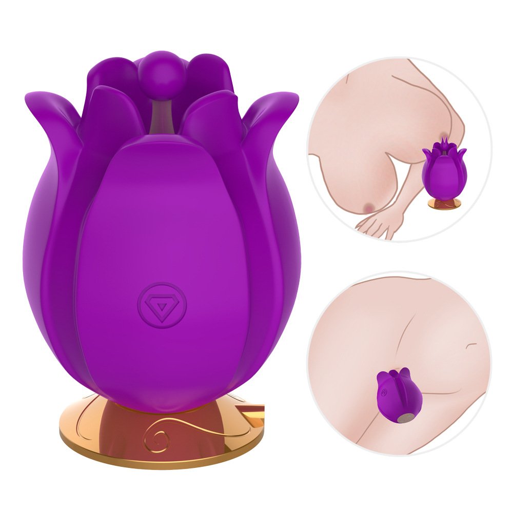 Rose Multi-Frequency Vibrating Egg Female  Orgasm Masturbation Massager
