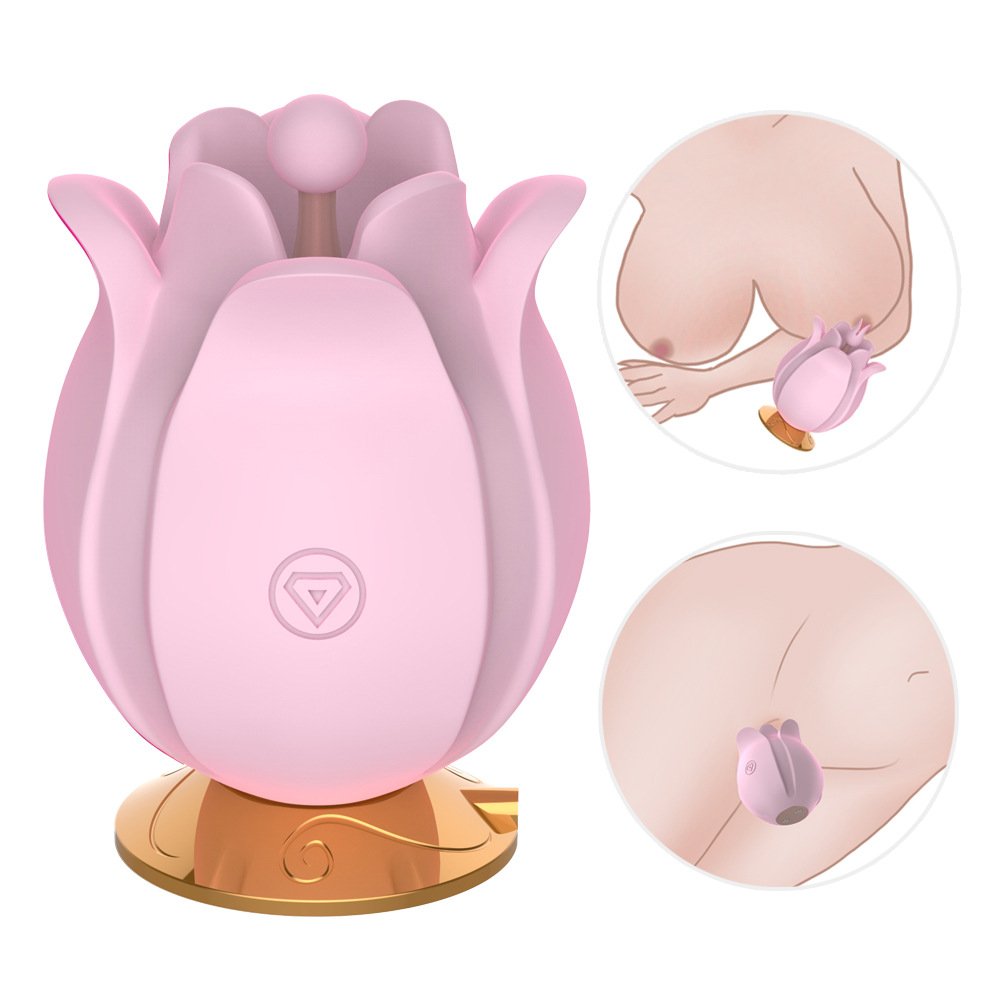 Rose Multi-Frequency Vibrating Egg Female  Orgasm Masturbation Massager