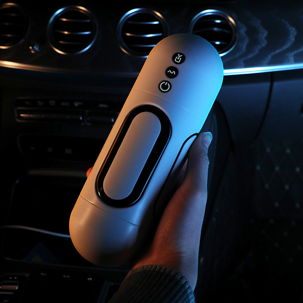 Smart Masturbation Cup Pronunciation Sucking Vibrating Male Blowjob Toy-7