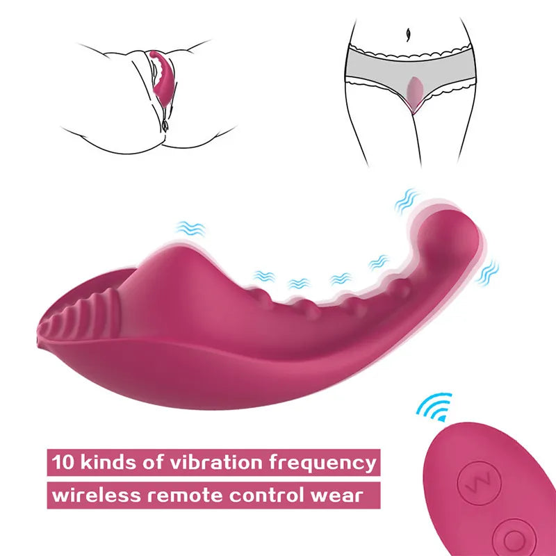 Wireless Remote Control Vibration G-Spot Wearable Underwear Vibrator Female Vibration Masturbator