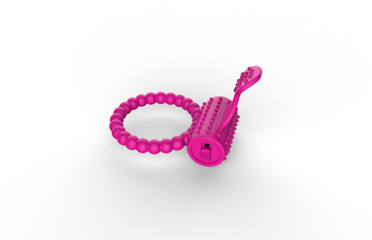 Tongue Silicone Vibration Lock Ring