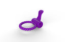 Anillo vibrador de silicona para la lengua