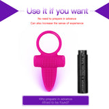 Silent Massage Waterproof Silicone Vibrator Lock Ring