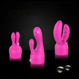 AV Vibration Silicone Head Massage Stick