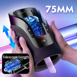 2024 New Leten Fully Automatic 10 Frequency Telescopic Fixed-Point Adjustment Male Masturbator