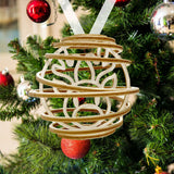 3D Spiral Christmas Ornament Bundle