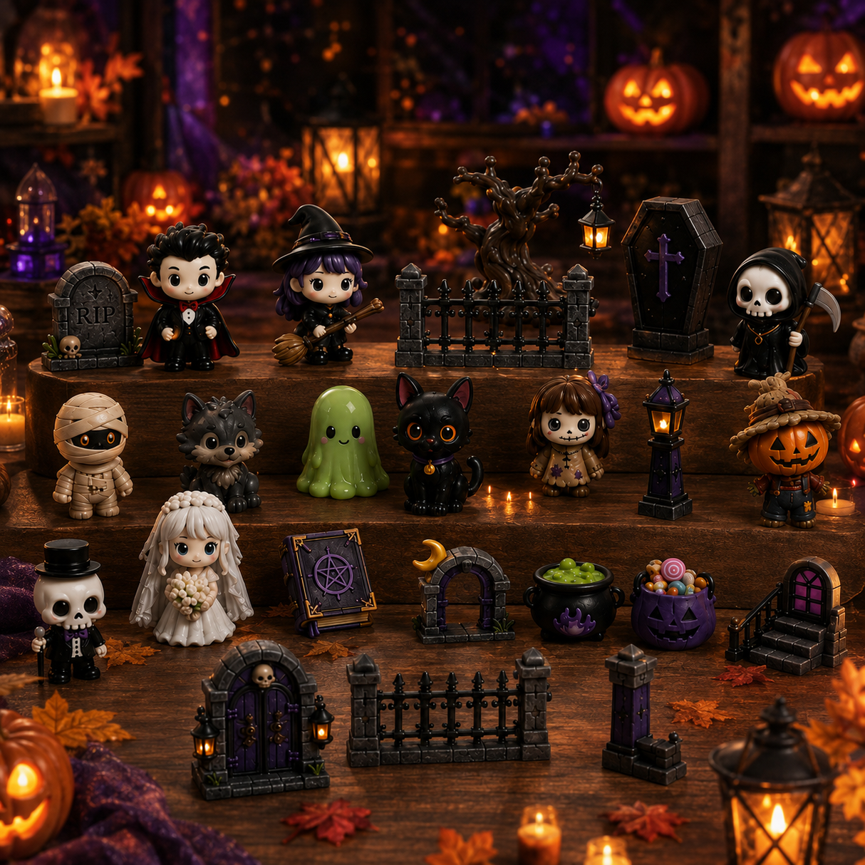 DIY Haunted House Halloween Decor Kit