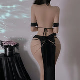 Sexy Queen Fan Ancient Style Egyptian Cat Girl Uniform Sexy Lingerie
