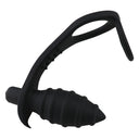 Anillo vibrador de silicona roscado para pene