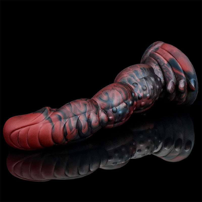 Silicone Mixed Color Shaped Anal Dildo