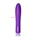 Masajeador vibrador recargable de silicona en forma de bala AV