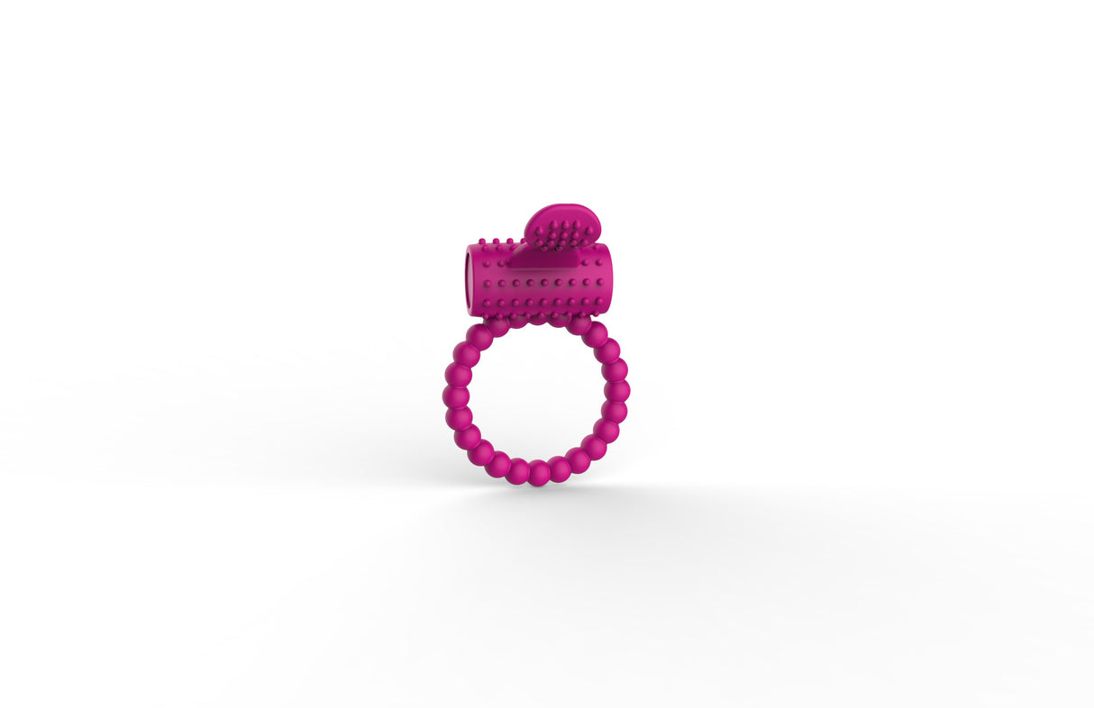 Tongue Silicone Vibration Lock Ring